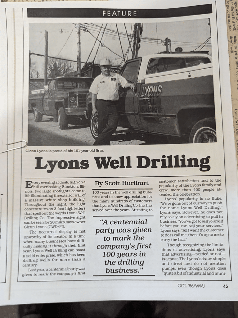 Five Generations of Innovation Lyons Well Drilling Legacy (4)