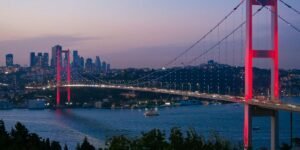 Istanbul Straddles Europe And Asia Across The Bosphorus
